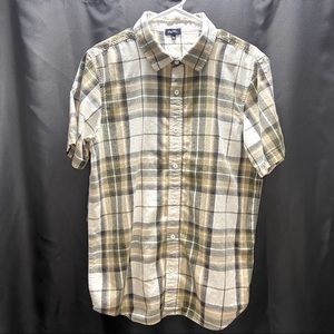 LNG Woven Button Down Shirt